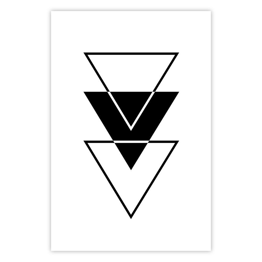 plakat geometryczny