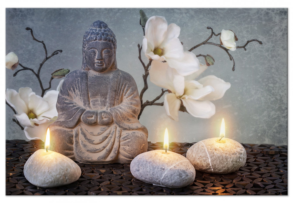 Budda i kamienie (1-częściowy) szeroki