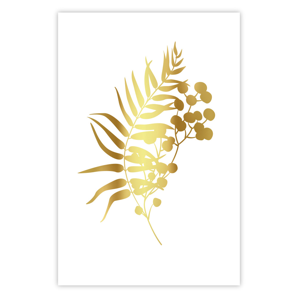 Forma natury [Deco Poster - Gold] 