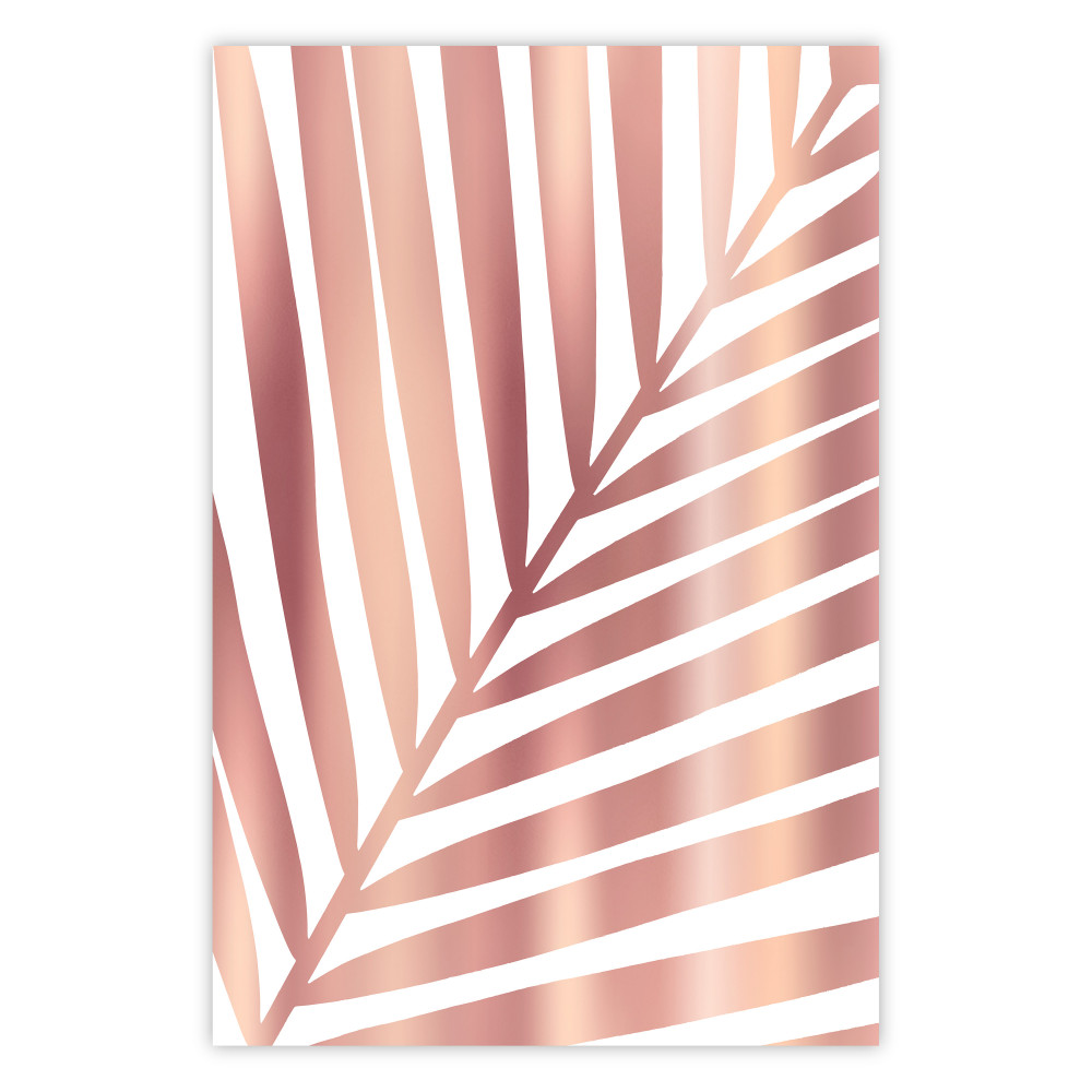 Drogocenny liść [Deco Poster - Rose Gold]