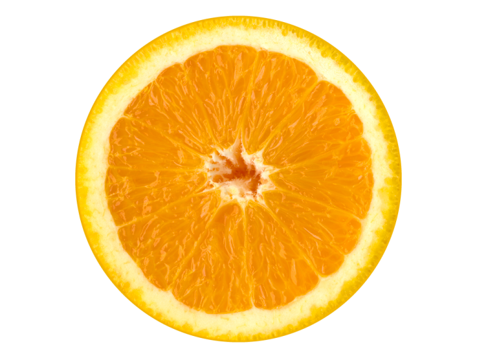 naklejka na ścianę pomarańcza owoce