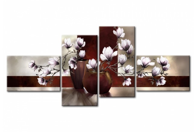 obraz kwiaty magnolie