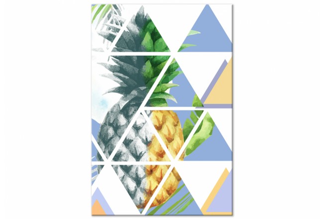 obraz geometryczny ananas