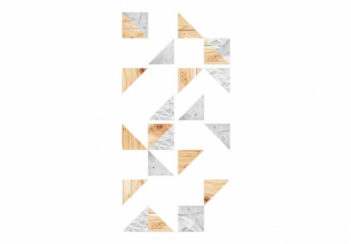 nowoczesna tapeta geometryczna